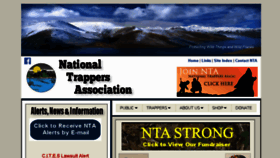 What Nationaltrappers.com website looked like in 2017 (6 years ago)