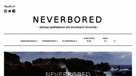 What Neverboredinc.com website looked like in 2017 (6 years ago)
