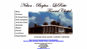 What Nblfuneralchapel.com website looked like in 2017 (6 years ago)