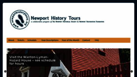What Newporthistorytours.org website looked like in 2017 (6 years ago)