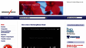 What Nuernbergmesse-brasil.com.br website looked like in 2017 (6 years ago)