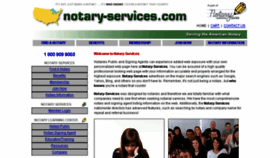 What Notary-services.com website looked like in 2017 (6 years ago)