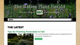 What Nativeplantherald.prairienursery.com website looked like in 2017 (6 years ago)