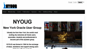What Nyoug.org website looked like in 2017 (6 years ago)