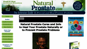 What Naturalprostate.com website looked like in 2017 (6 years ago)