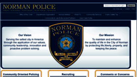 What Normanpd.normanok.gov website looked like in 2017 (6 years ago)
