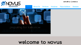 What Novustechsolutions.com website looked like in 2017 (6 years ago)