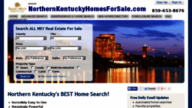 What Northernkentuckyhomesforsale.com website looked like in 2017 (6 years ago)