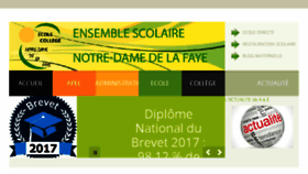 What Ndfaye.fr website looked like in 2017 (6 years ago)
