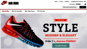 What Nikeairmax.us website looked like in 2017 (6 years ago)