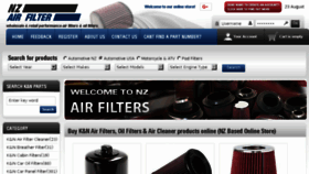 What Nzairfilter.co.nz website looked like in 2017 (6 years ago)