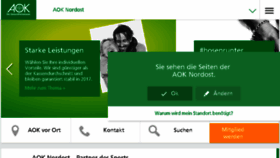 What Nordost.aok.de website looked like in 2017 (6 years ago)