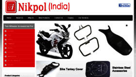 What Nikpolindia.com website looked like in 2017 (6 years ago)