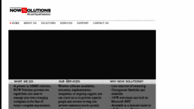 What Nowsolutions.com website looked like in 2017 (6 years ago)