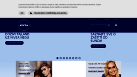What Nivea.rs website looked like in 2017 (6 years ago)