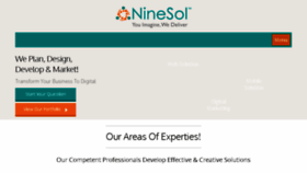 What Ninesol.com website looked like in 2017 (6 years ago)