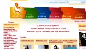 What Nosime.sk website looked like in 2017 (6 years ago)