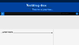 What Netblogbox.tech website looked like in 2017 (6 years ago)