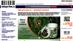 What Nakupni-dum.cz website looked like in 2017 (6 years ago)