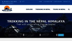 What Nepalglaciertreks.com website looked like in 2017 (6 years ago)