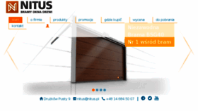 What Nitus.pl website looked like in 2017 (6 years ago)
