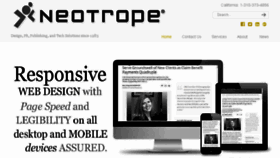 What Neotrope.com website looked like in 2017 (6 years ago)