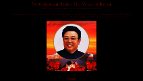 What Northkoreanradio.com website looked like in 2017 (6 years ago)