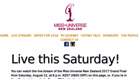 What Nextmissnz.com website looked like in 2017 (6 years ago)