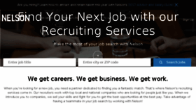 What Nelsonjobs.com website looked like in 2017 (6 years ago)