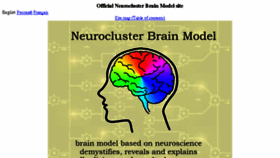 What Neuroclusterbrain.com website looked like in 2017 (6 years ago)