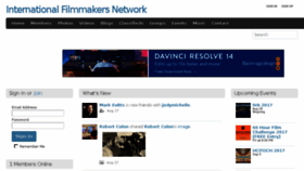 What Networking.studentfilmmakers.com website looked like in 2017 (6 years ago)