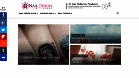 What Naildesignideaz.com website looked like in 2017 (6 years ago)