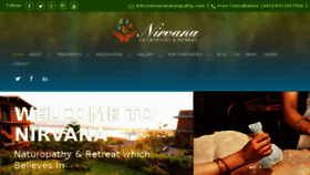 What Nirvananaturopathy.com website looked like in 2017 (6 years ago)