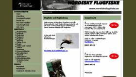 What Nordisktflugfiske.se website looked like in 2017 (6 years ago)