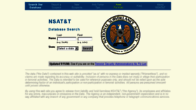 What Nsatt.org website looked like in 2017 (6 years ago)