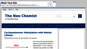 What Neochemist.com website looked like in 2017 (6 years ago)