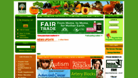 What Natures-glory.com website looked like in 2017 (6 years ago)
