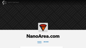 What Nanoarea.com website looked like in 2017 (6 years ago)