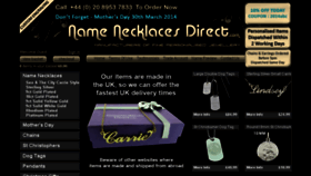 What Namenecklacesdirect.com website looked like in 2017 (6 years ago)