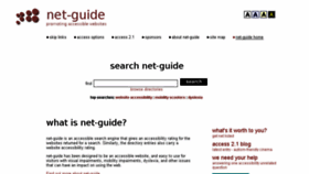 What Net-guide.co.uk website looked like in 2017 (6 years ago)