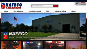 What Nafeco.com website looked like in 2017 (6 years ago)