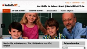 What Nachhilfenet.de website looked like in 2017 (6 years ago)
