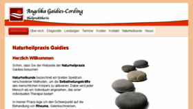What Naturheilpraxis-gaidies.de website looked like in 2017 (6 years ago)
