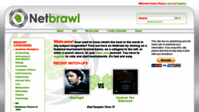 What Netbrawl.com website looked like in 2017 (6 years ago)