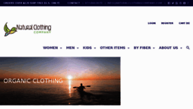 What Naturalclothingcompany.com website looked like in 2017 (6 years ago)