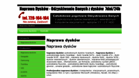 What Naprawa-dyskow.pl website looked like in 2017 (6 years ago)