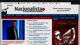 What Nacjonalista.pl website looked like in 2017 (6 years ago)