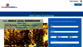 What Norwegianfriendsdate.com website looked like in 2017 (6 years ago)