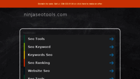 What Ninjaseotools.com website looked like in 2017 (6 years ago)