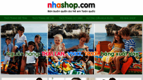 What Nhashop.com website looked like in 2017 (6 years ago)
